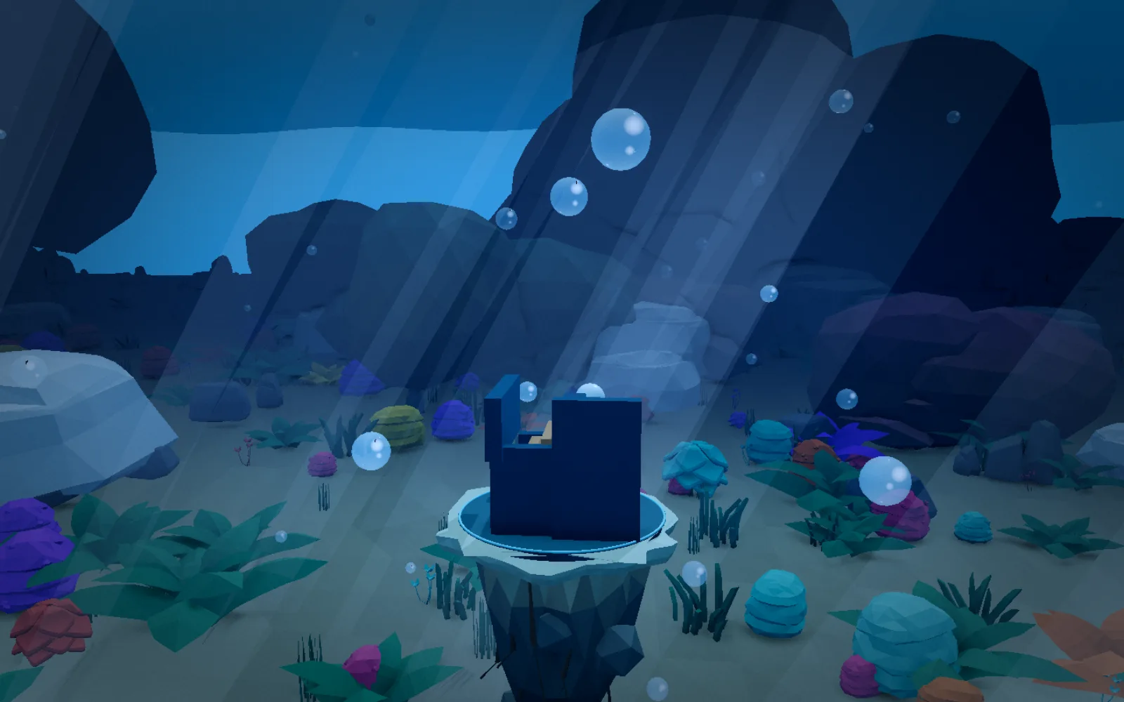 Coral Depths reef clockwork world