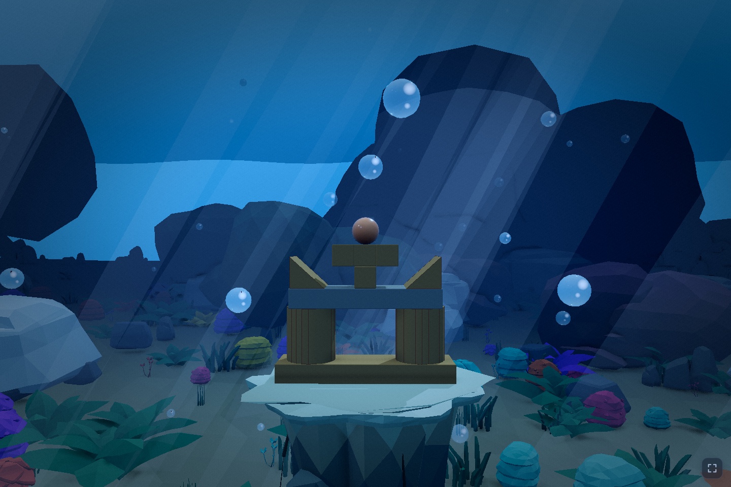 Orbricks Toppler Coral Depths world