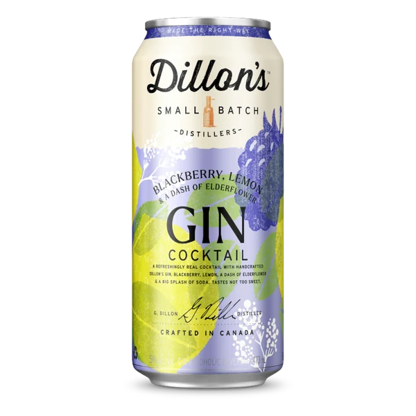 Blackberry Gin Cocktail can