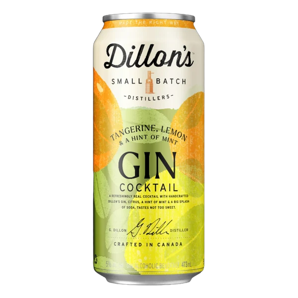 Tangerine Gin Cocktail can
